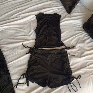 Black two piece set